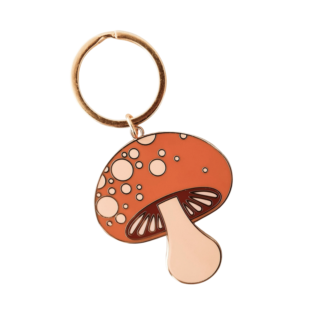 Mushroom Keychain