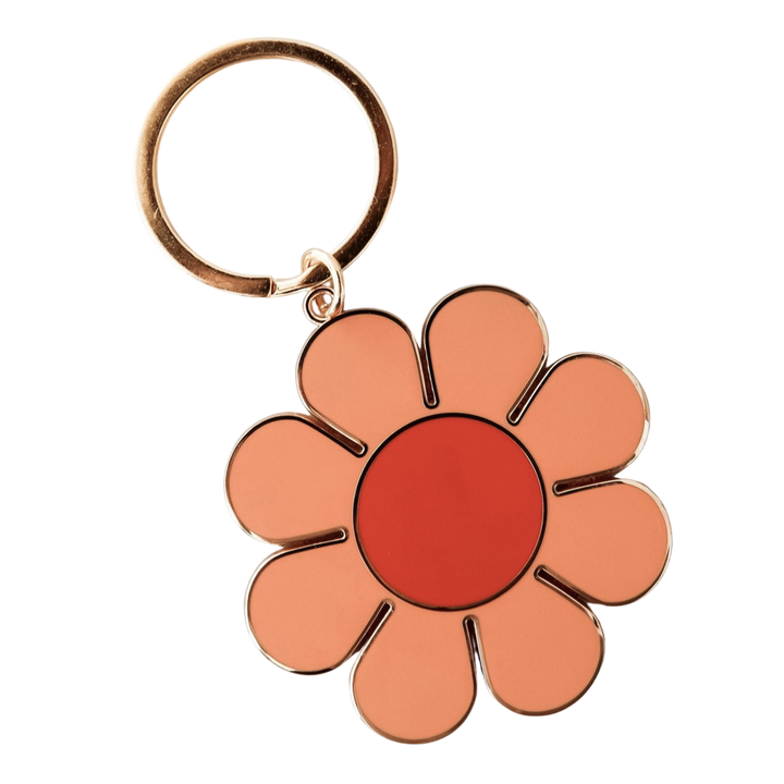 Retro Flower Keychain