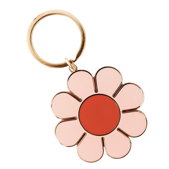Retro Flower Keychain