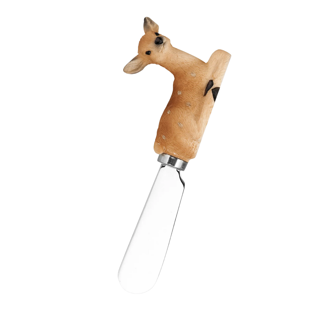 Deer Resin Cheese Spreader