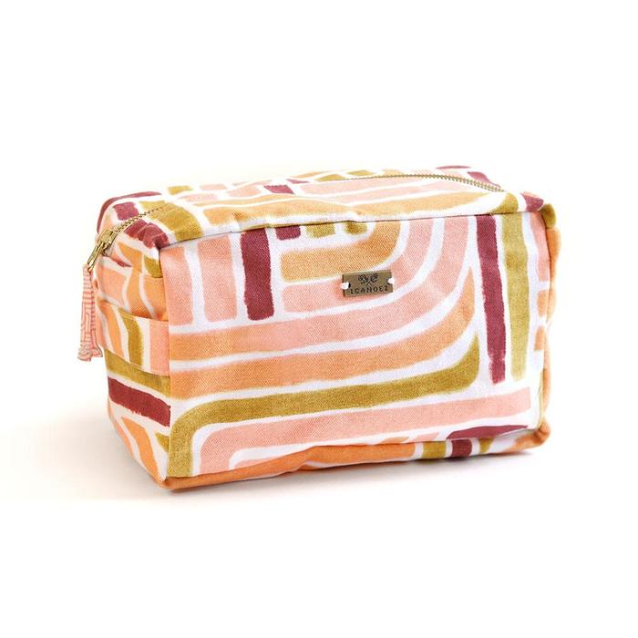 Sunset Stripe Box Tote