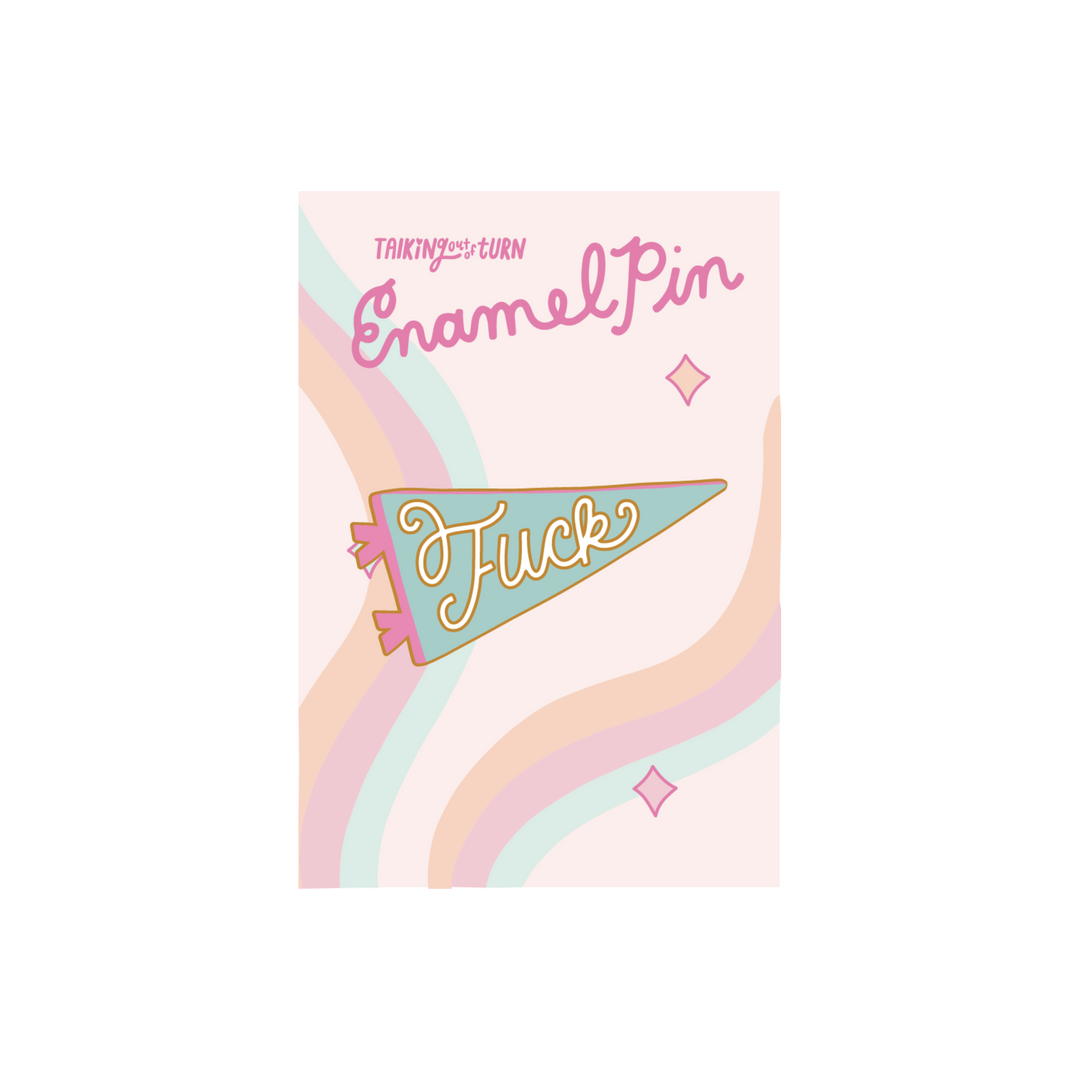 Fuck Flag Enamel Pin