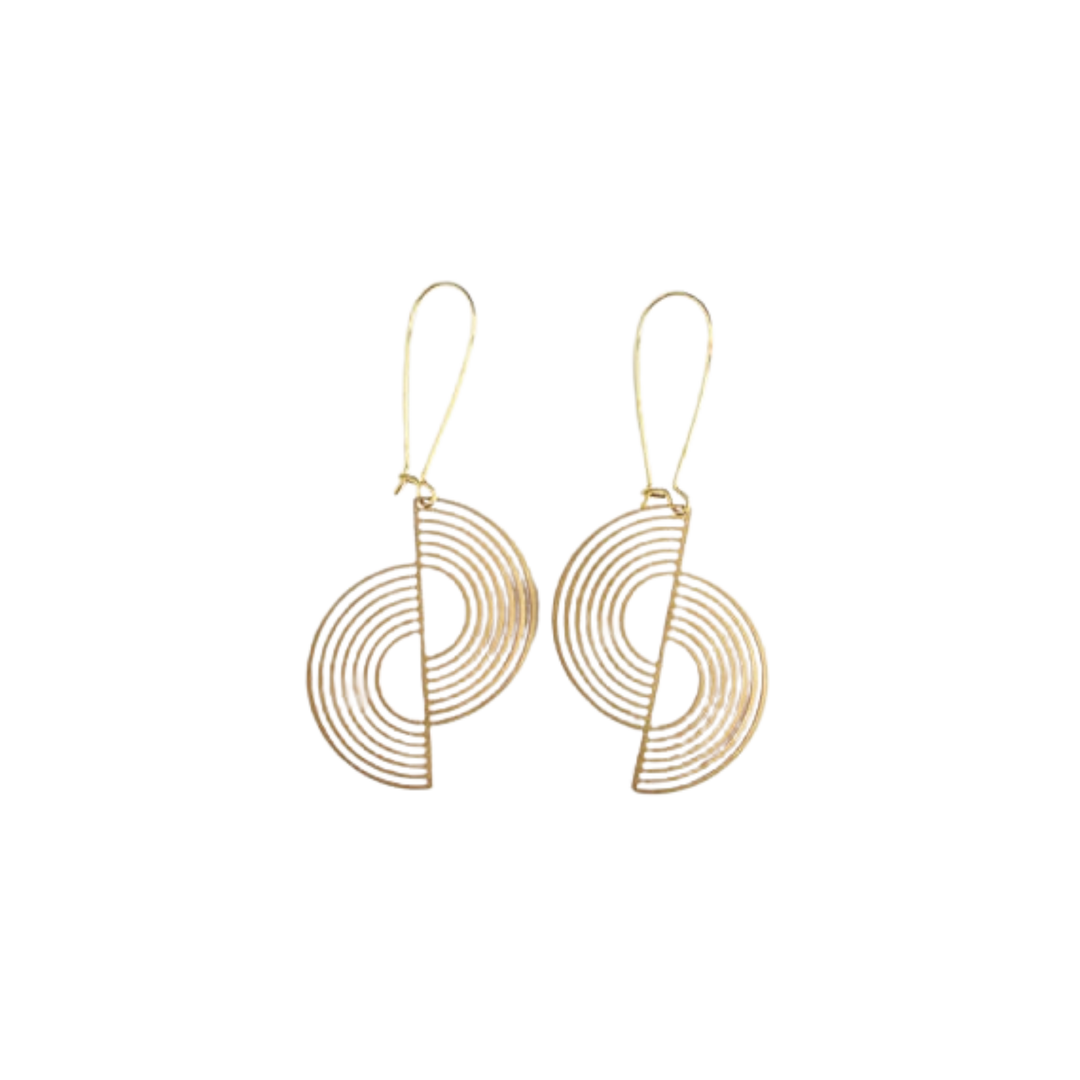 Split Circle Earrings
