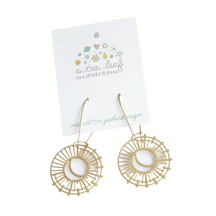 Sun and Moon Earrings