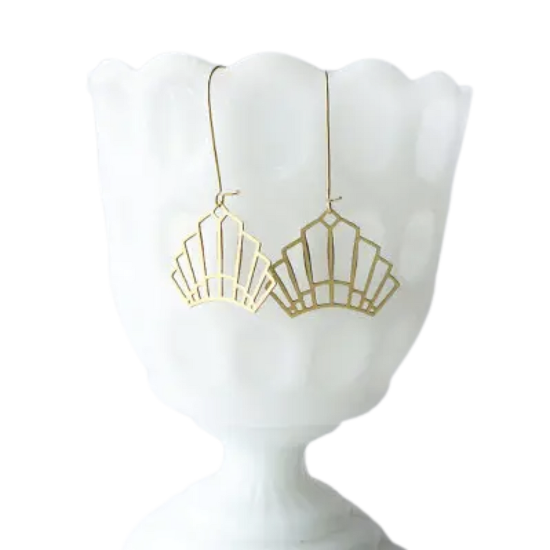 Art Deco Arch Earrings
