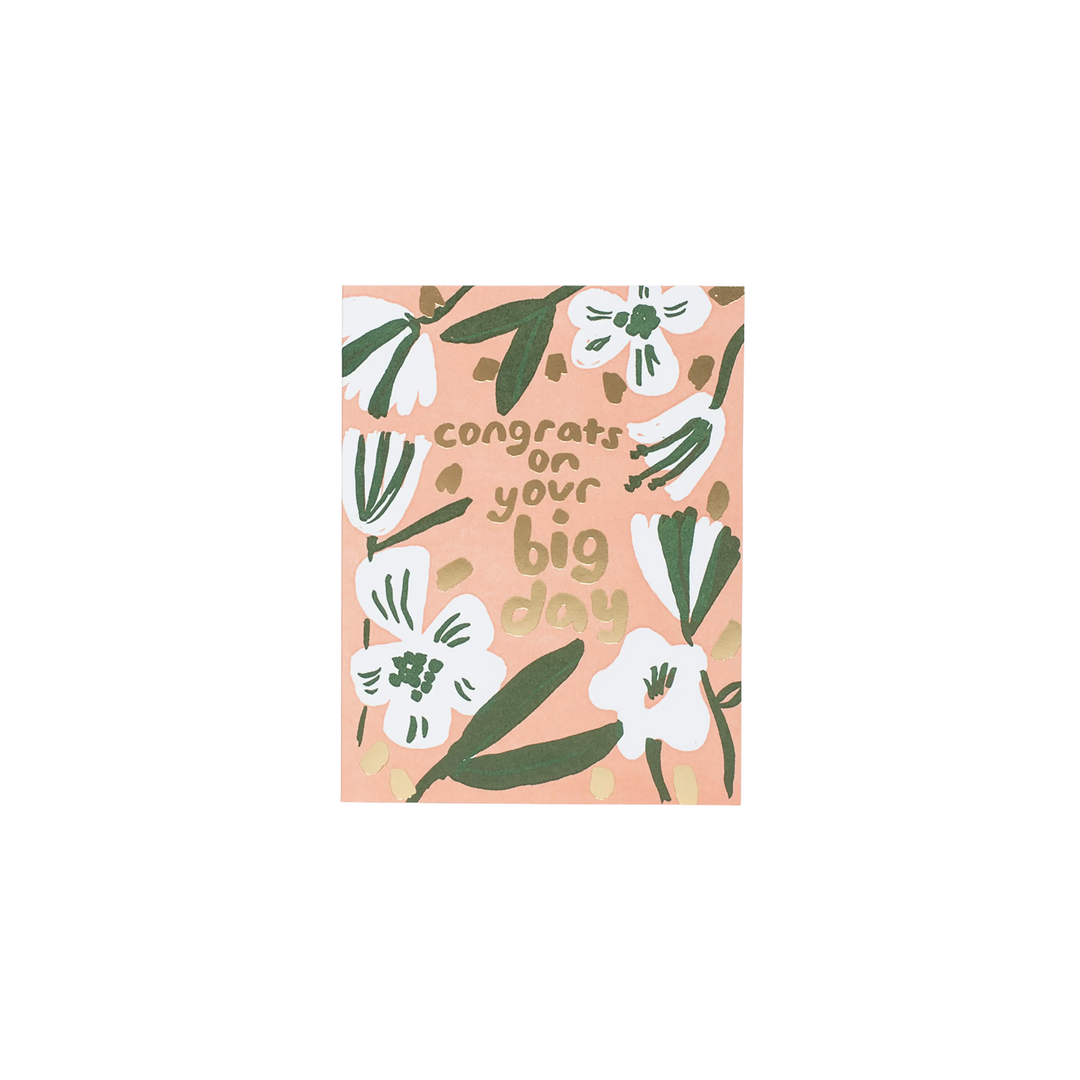 Big Day Congrats Congratulations Greeting Card