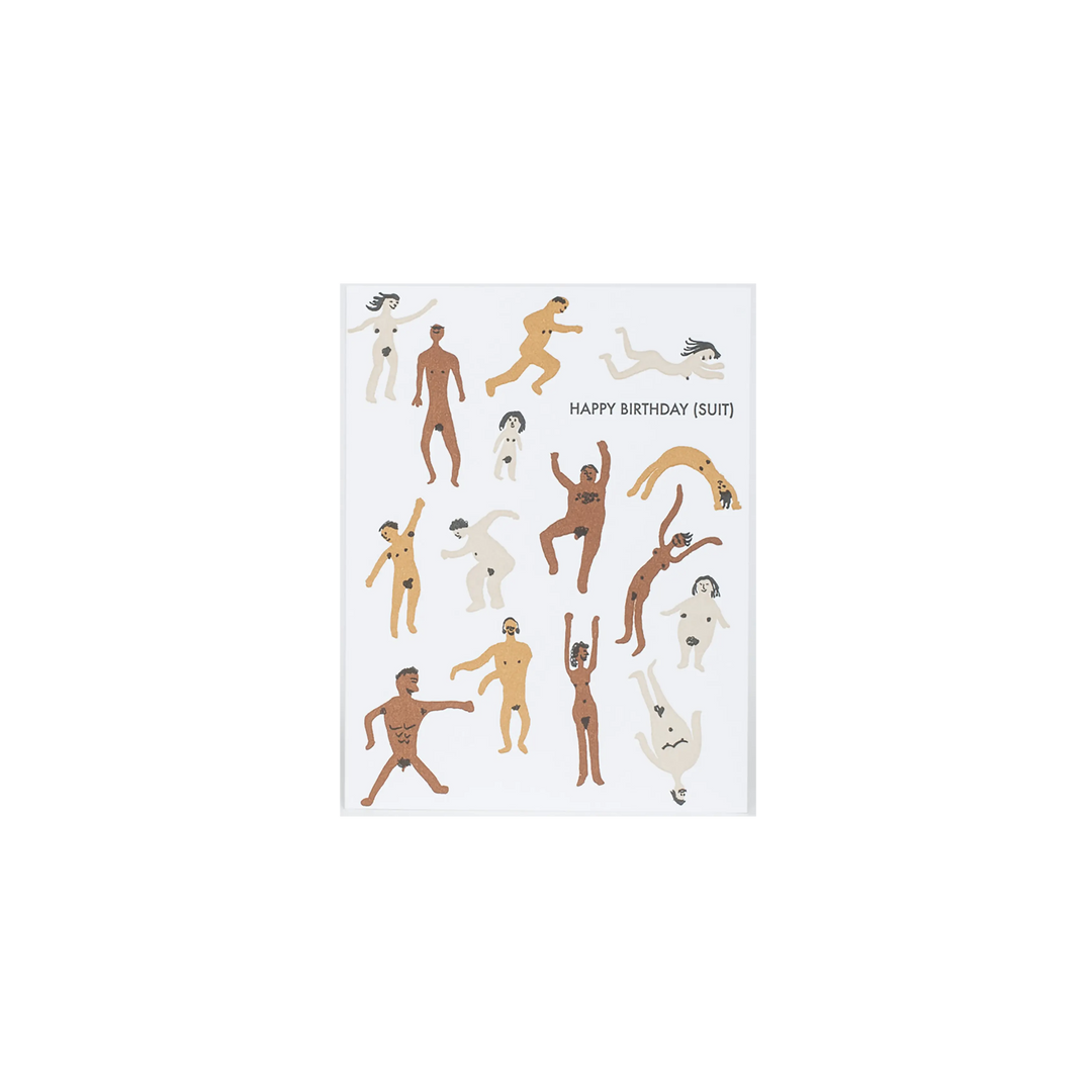 Happy Birthday (Suit) Greeting Card
