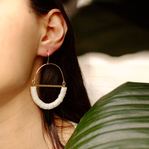 Beaded Terrain Earrings