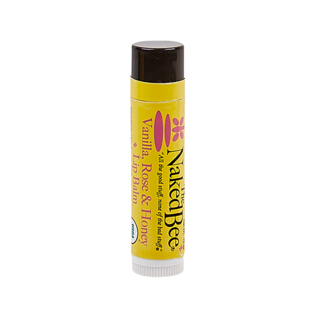 USDA Organic Vanilla, Rose & Honey Lip Balm