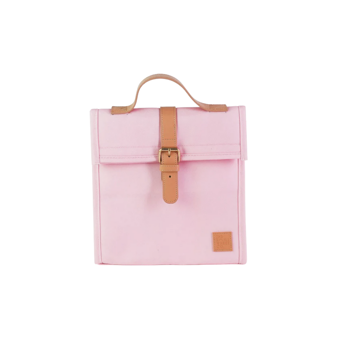 Pink Lady Lunch Satchel w/ Shoulder Strap