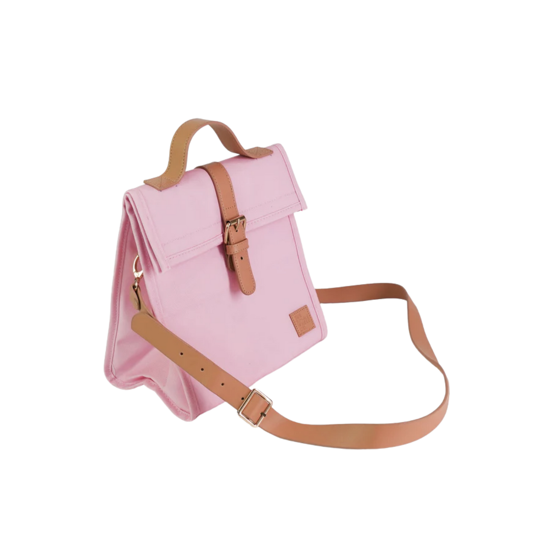 Pink Lady Lunch Satchel w/ Shoulder Strap