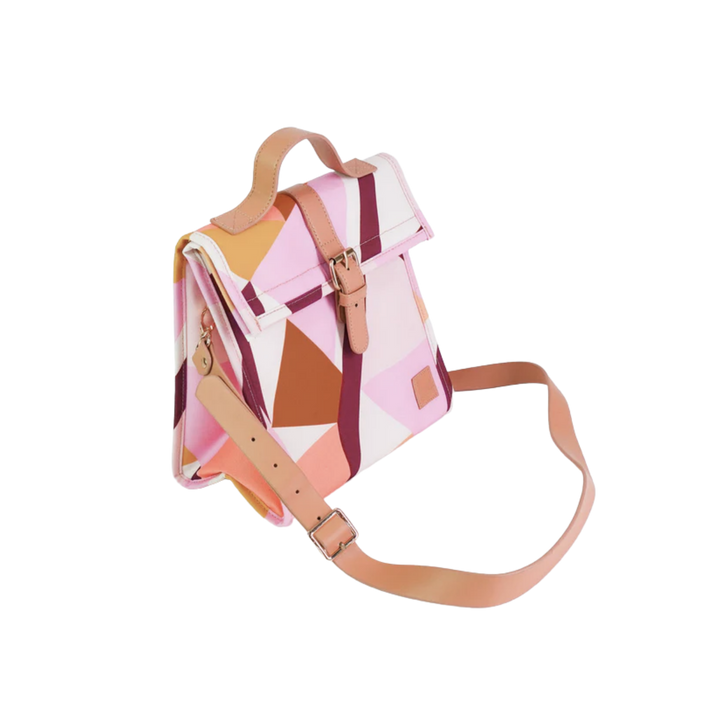 Kaleidoscope Lunch Satchel w/ Shoulder Strap