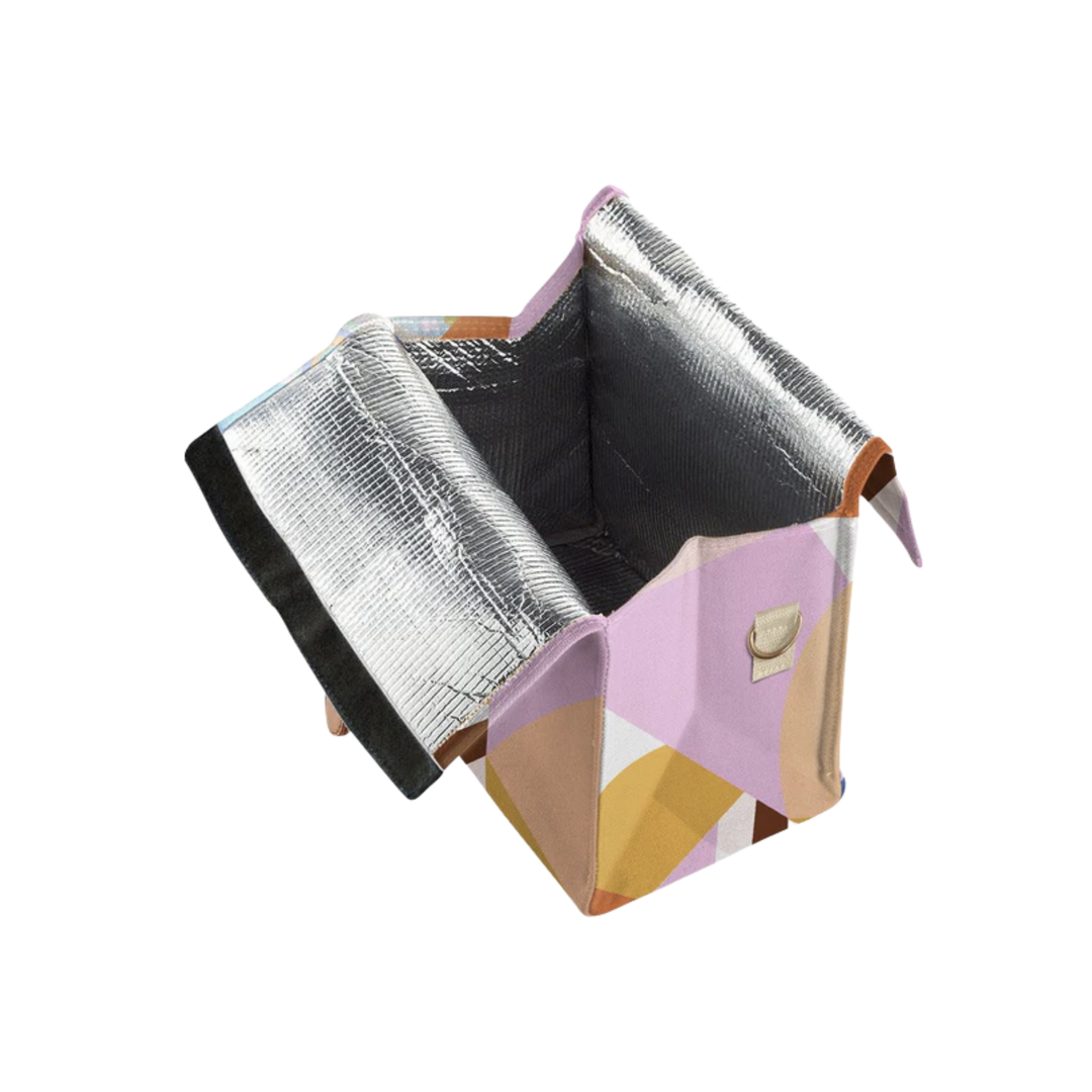 Kaleidoscope Lunch Satchel w/ Shoulder Strap