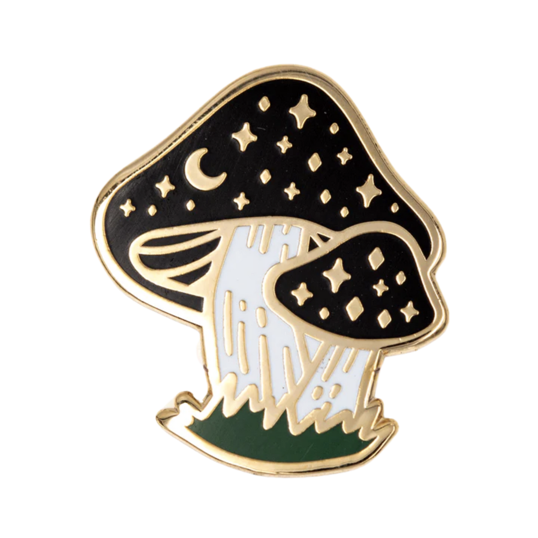 Cosmic Mushroom Pin