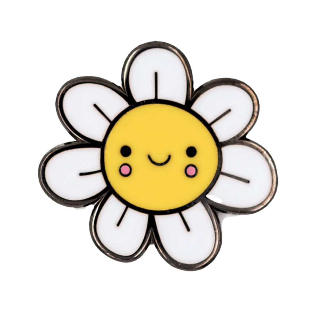 Happy Flower Enamel Pin