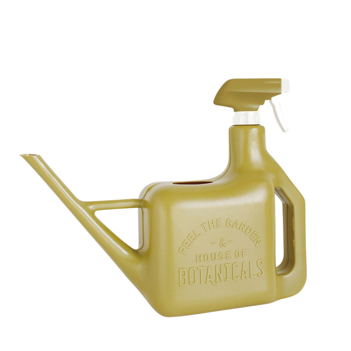 Spray Sprinkler Watering Can in Olive