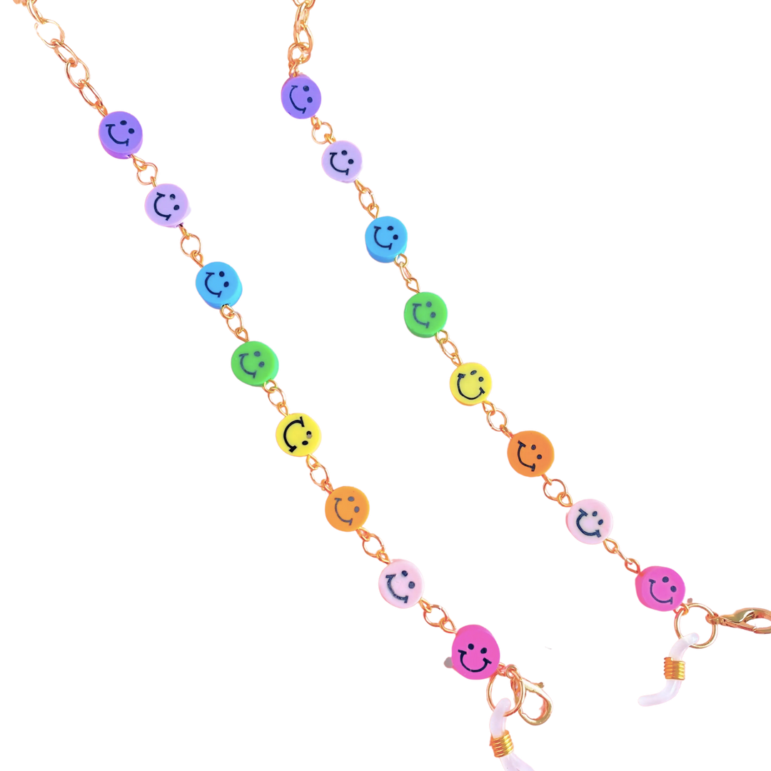 Be Happy Mask/Glasses Chain