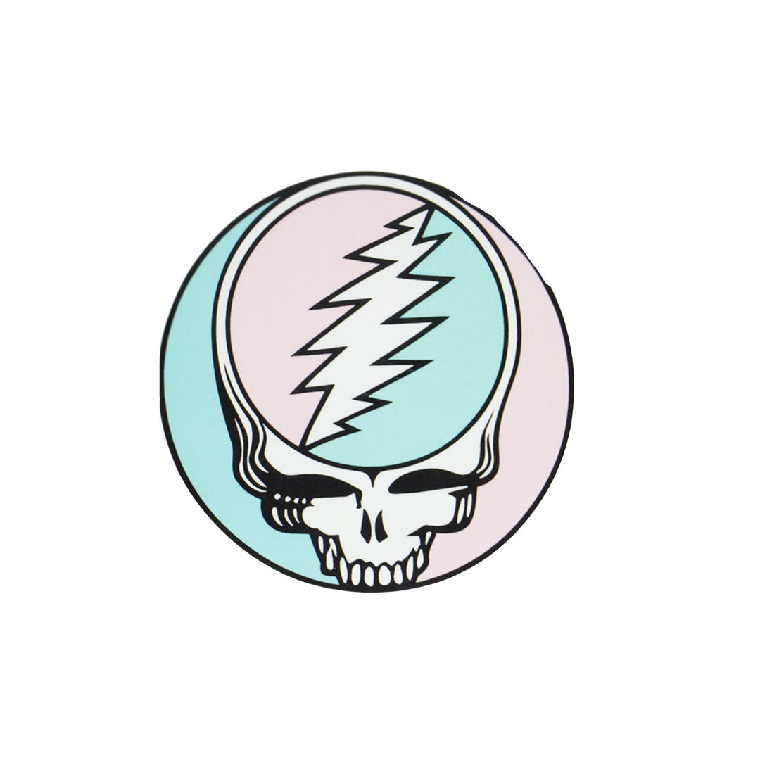 Trixy Starr X Grateful Dead Pastel Stealie Sticker