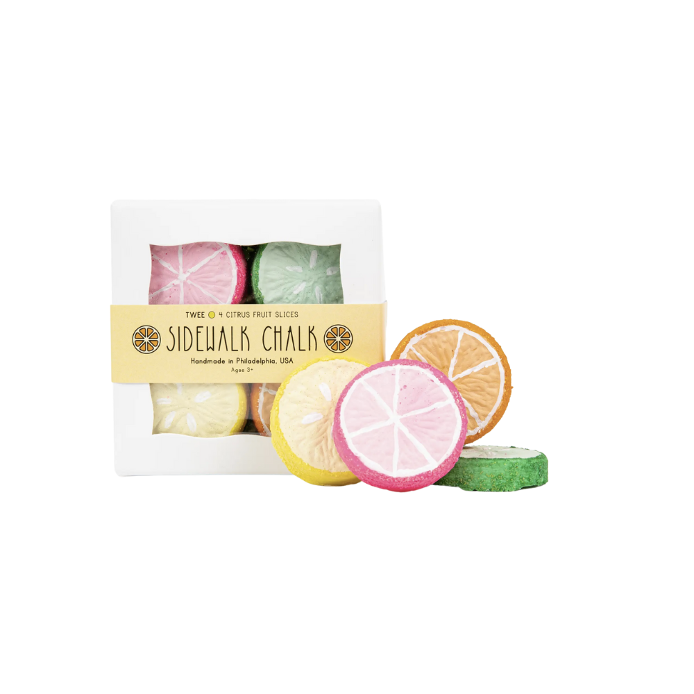 Citrus Slices Sidewalk Chalk