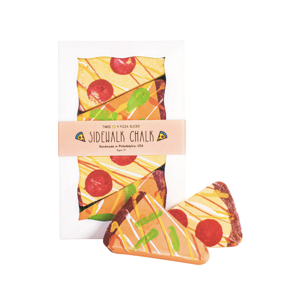 Pizza Sidewalk Chalk Set
