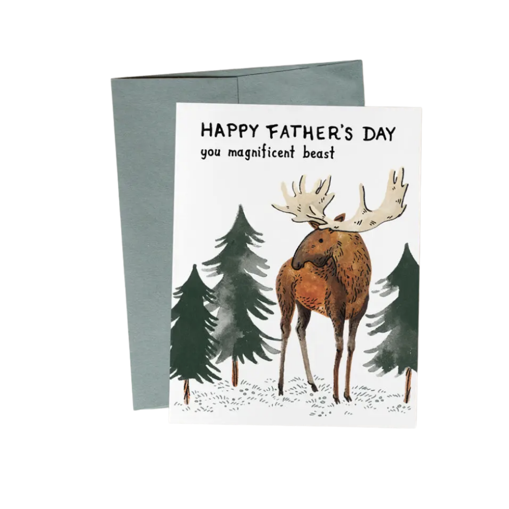 Happy Fathers Day Magnificent Beast Card