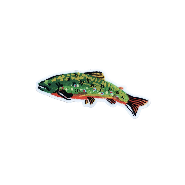 Brook Trout Vinyl Sticker