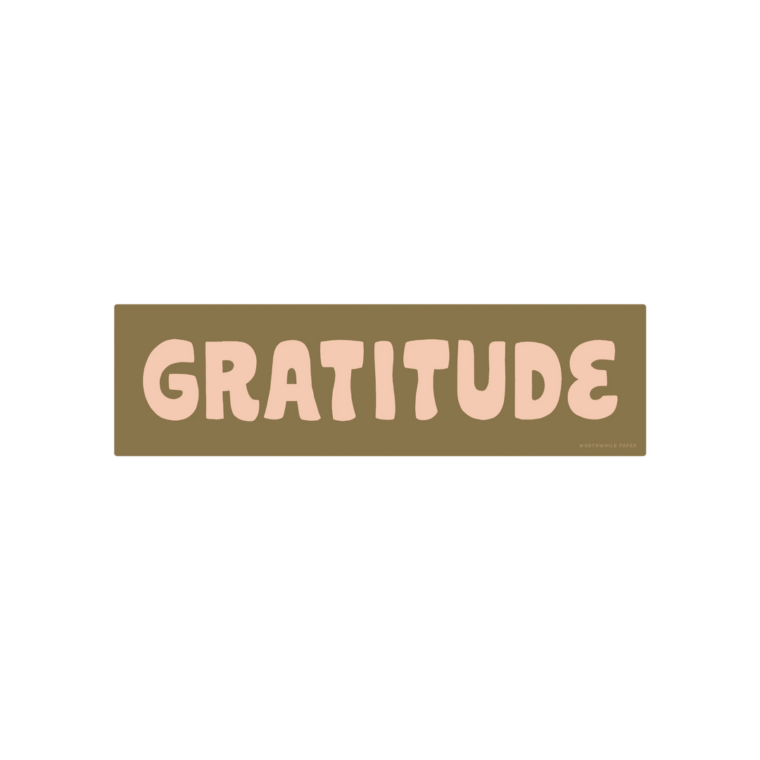 Gratitude Sticker