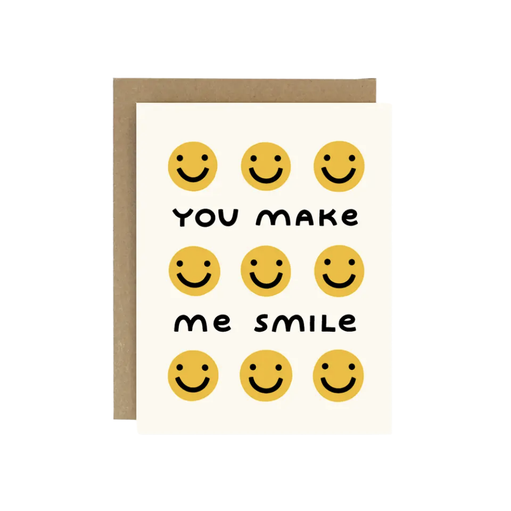 You Make Me Smile Card