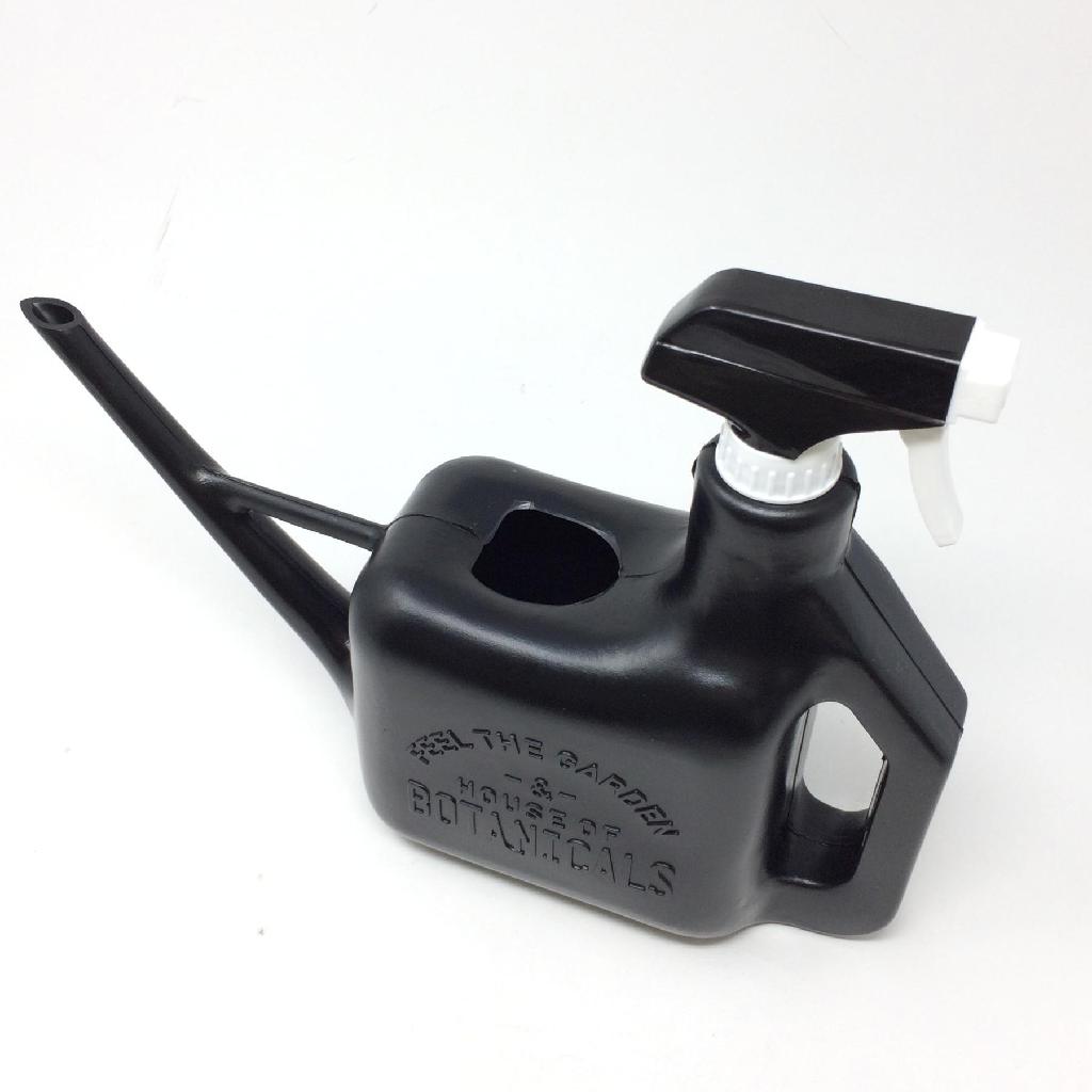 Spray Sprinkler Watering Can in Black