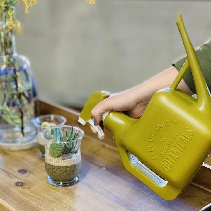 Spray Sprinkler Watering Can in Olive