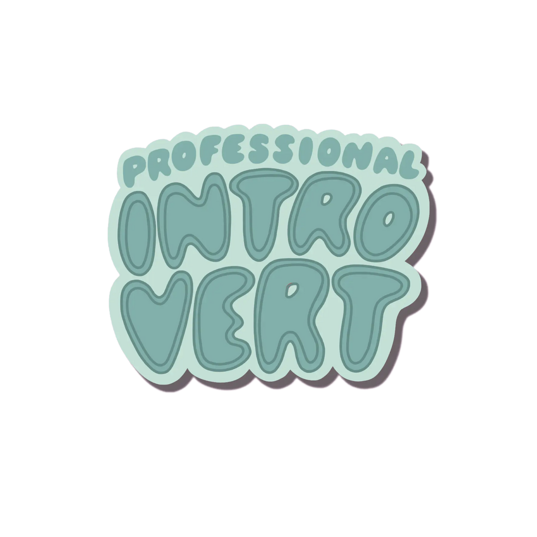 Professional Introvert Sticker