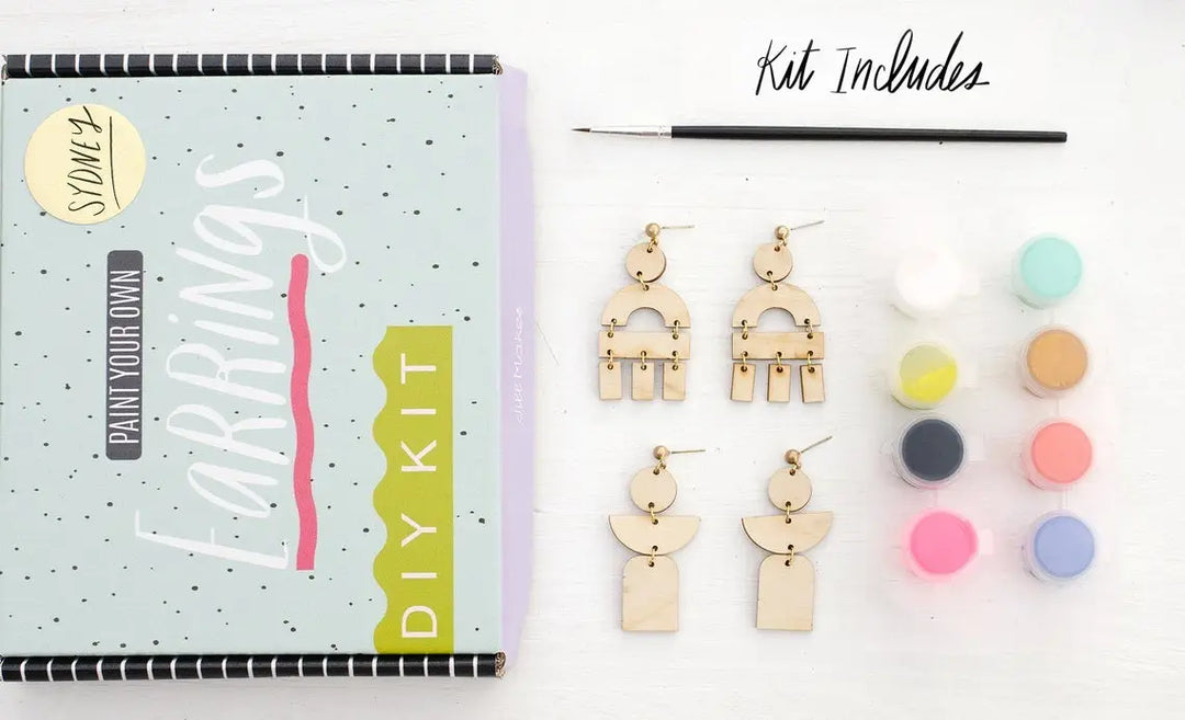 DIY Paint Your Own Sydney Statement Earrings Kit