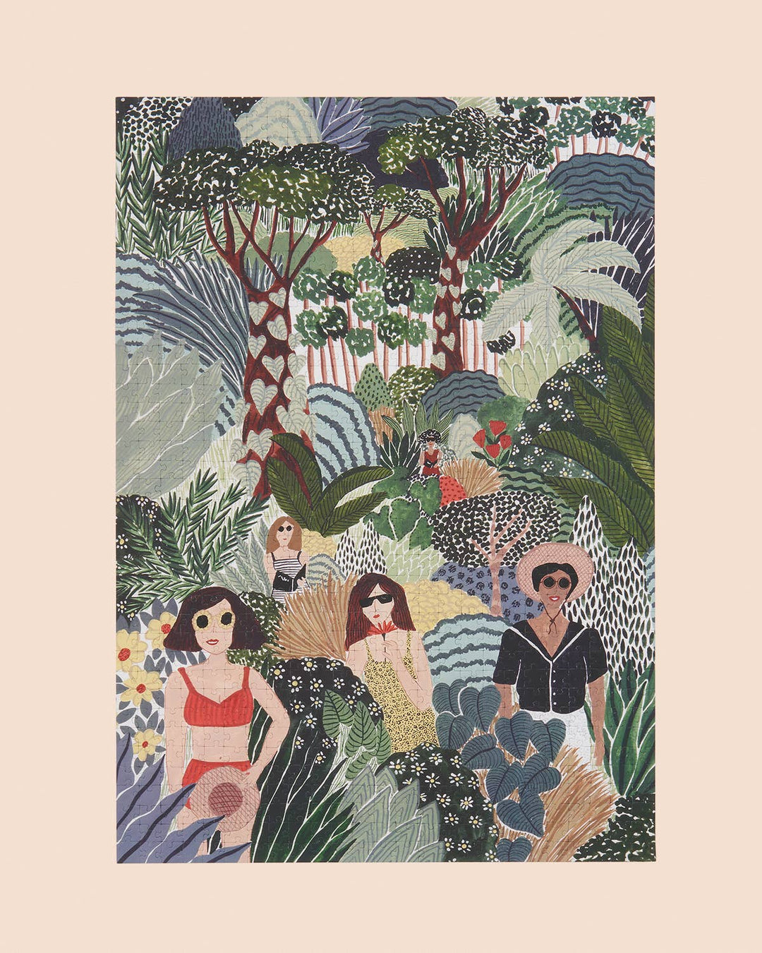 Jungle Hike by Sara Boccaccini Meadows Jigsaw Puzzle