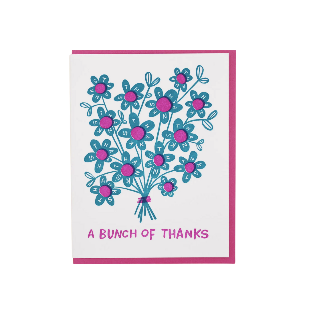 A Bunch of Thanks Card