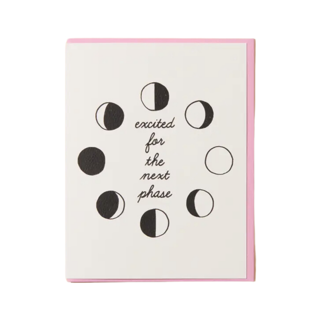 Moon Phase Congrats Greeting Card