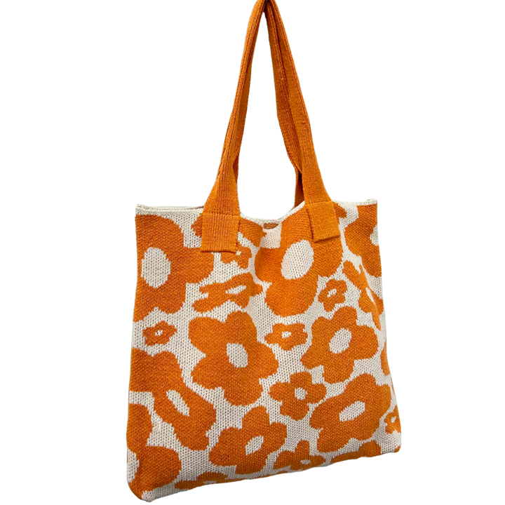 Flower Printed Handbag