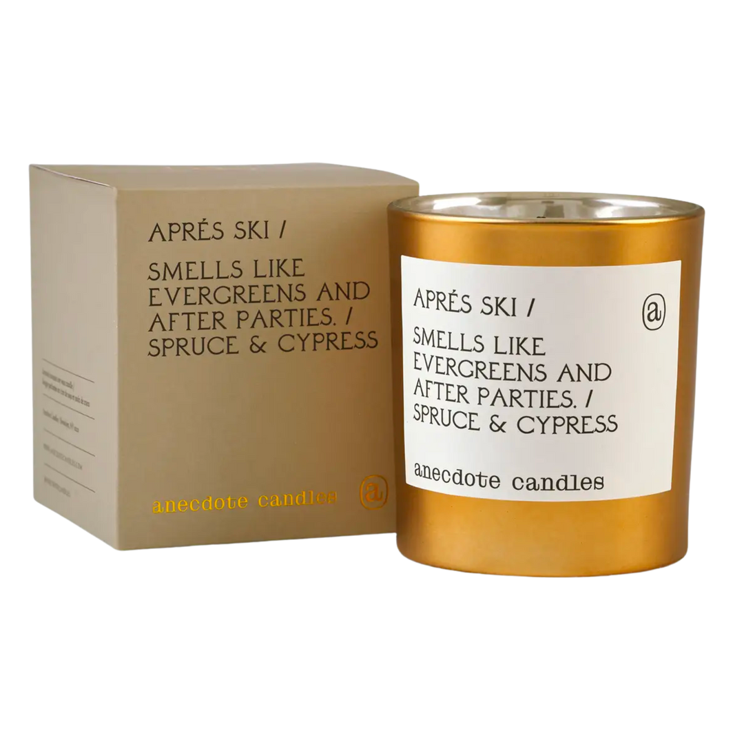 Apres Ski Gold Tumbler Candle