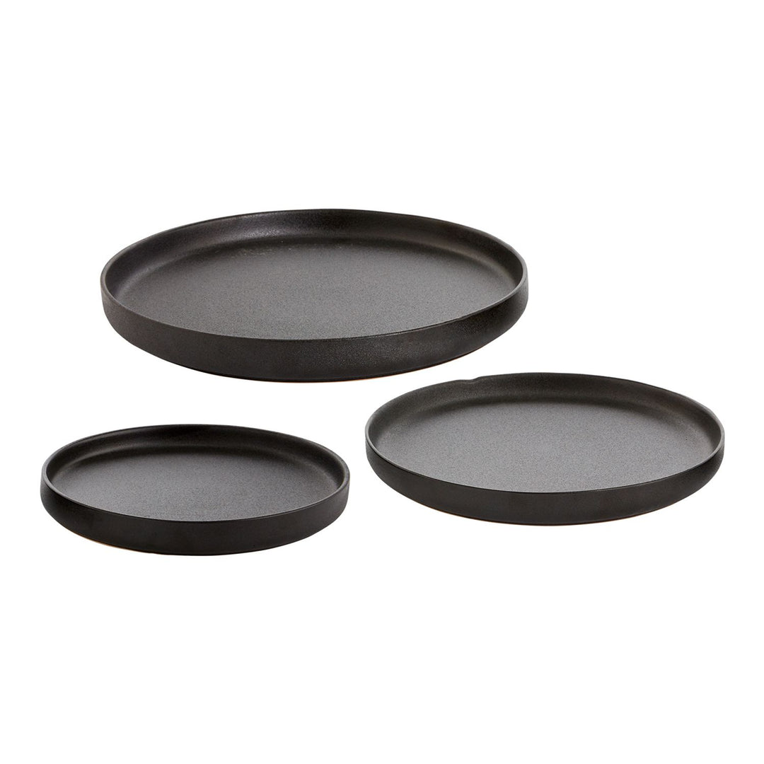 Black Ceramic Saucer