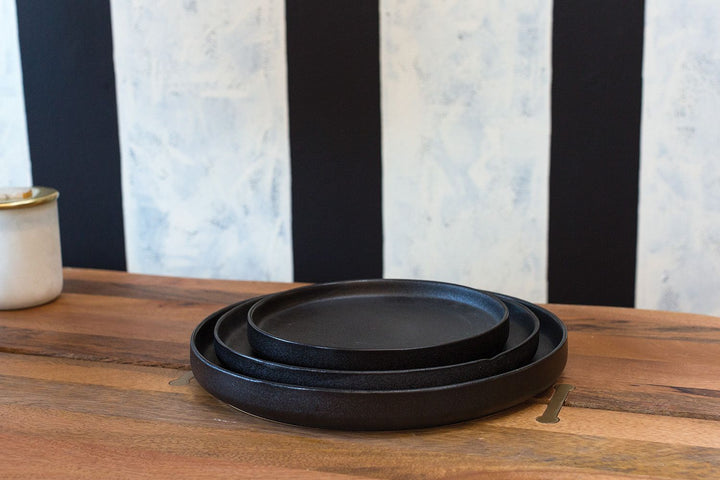 Black Ceramic Saucer