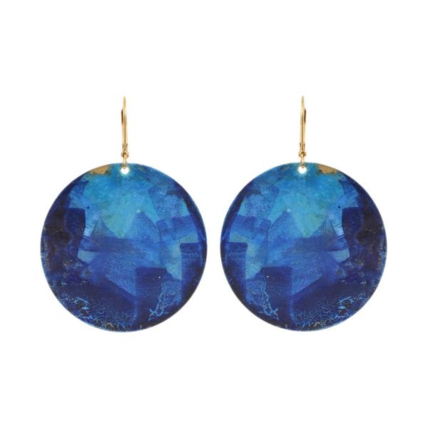 Lazuli Round Earrings