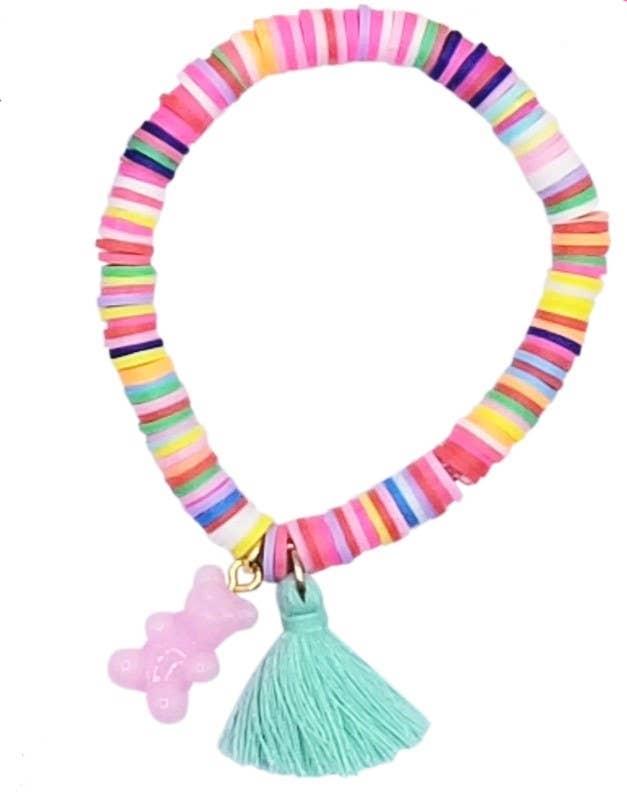 Stretch Neon Gummy Bear Bracelets