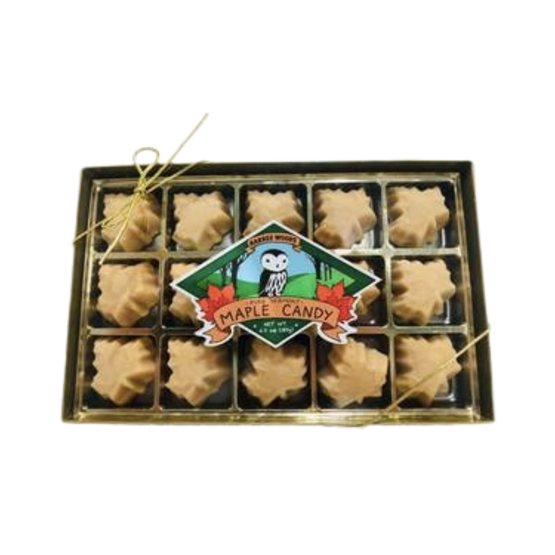 Pure Vermont Maple Candy-15 Piece Gold Gift Box (6 oz)