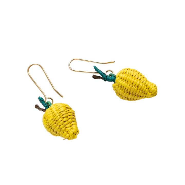 Iraca Hand-Woven Mini Fruticas Earrings