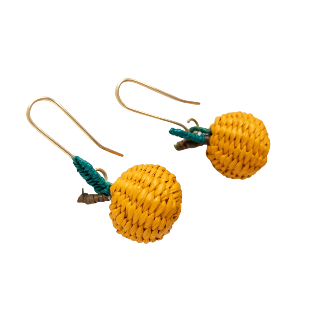 Iraca Hand-Woven Mini Fruticas Earrings