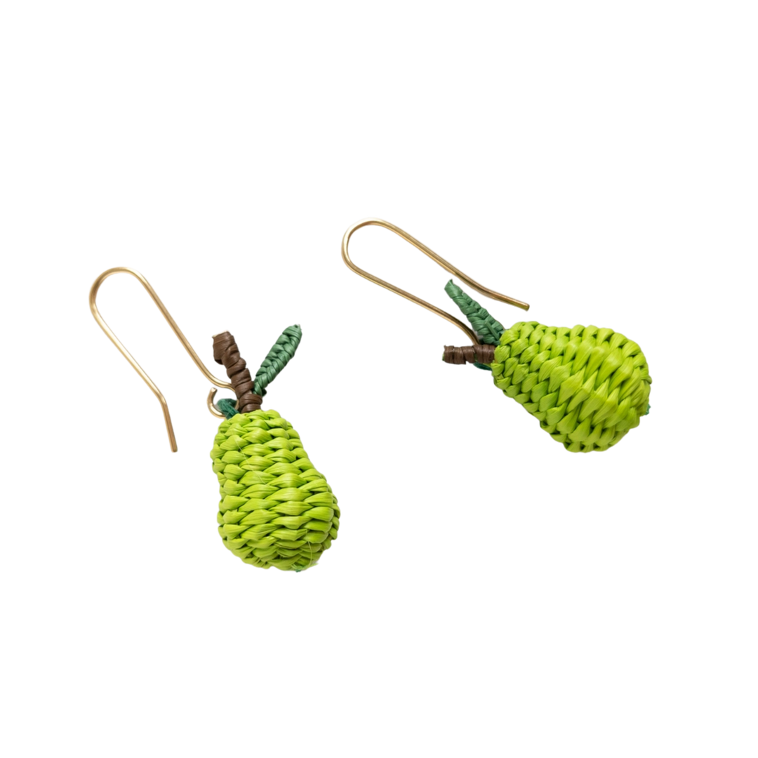 Iraca Hand-Woven Mini Fruticas Earrings
