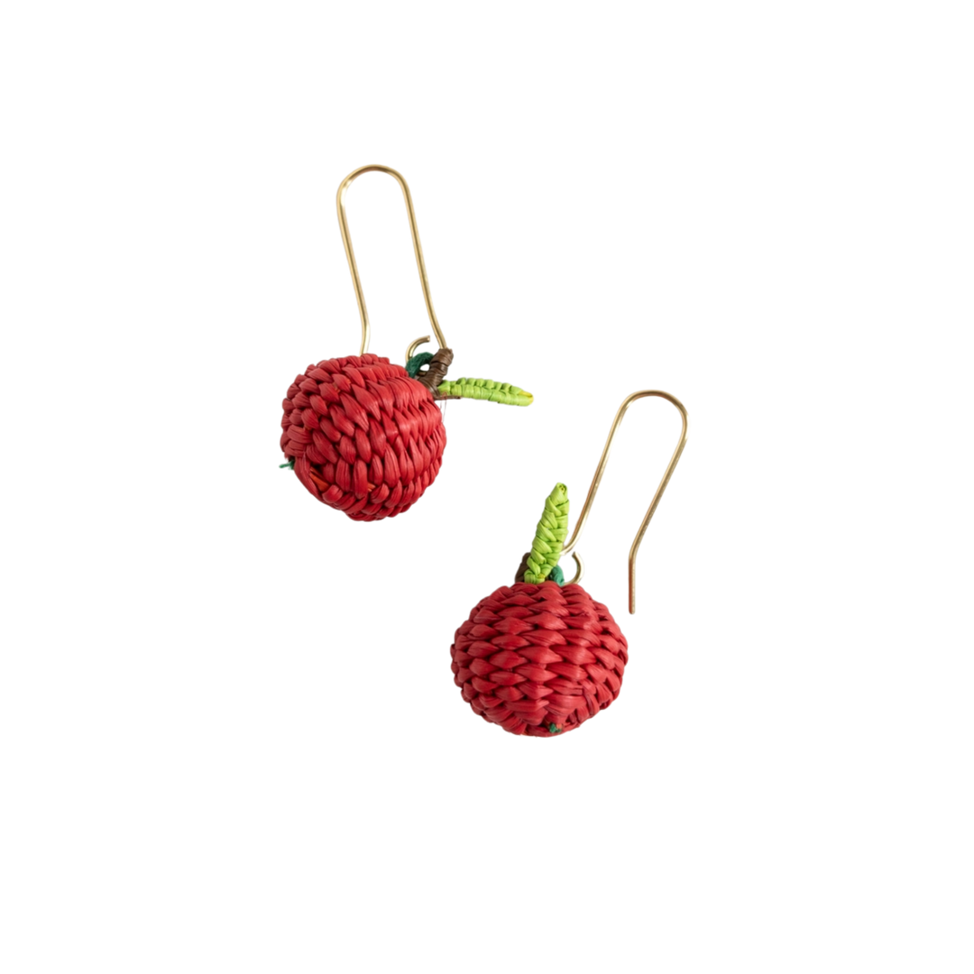 Iraca Hand-Woven Mini Fruticas Earrings