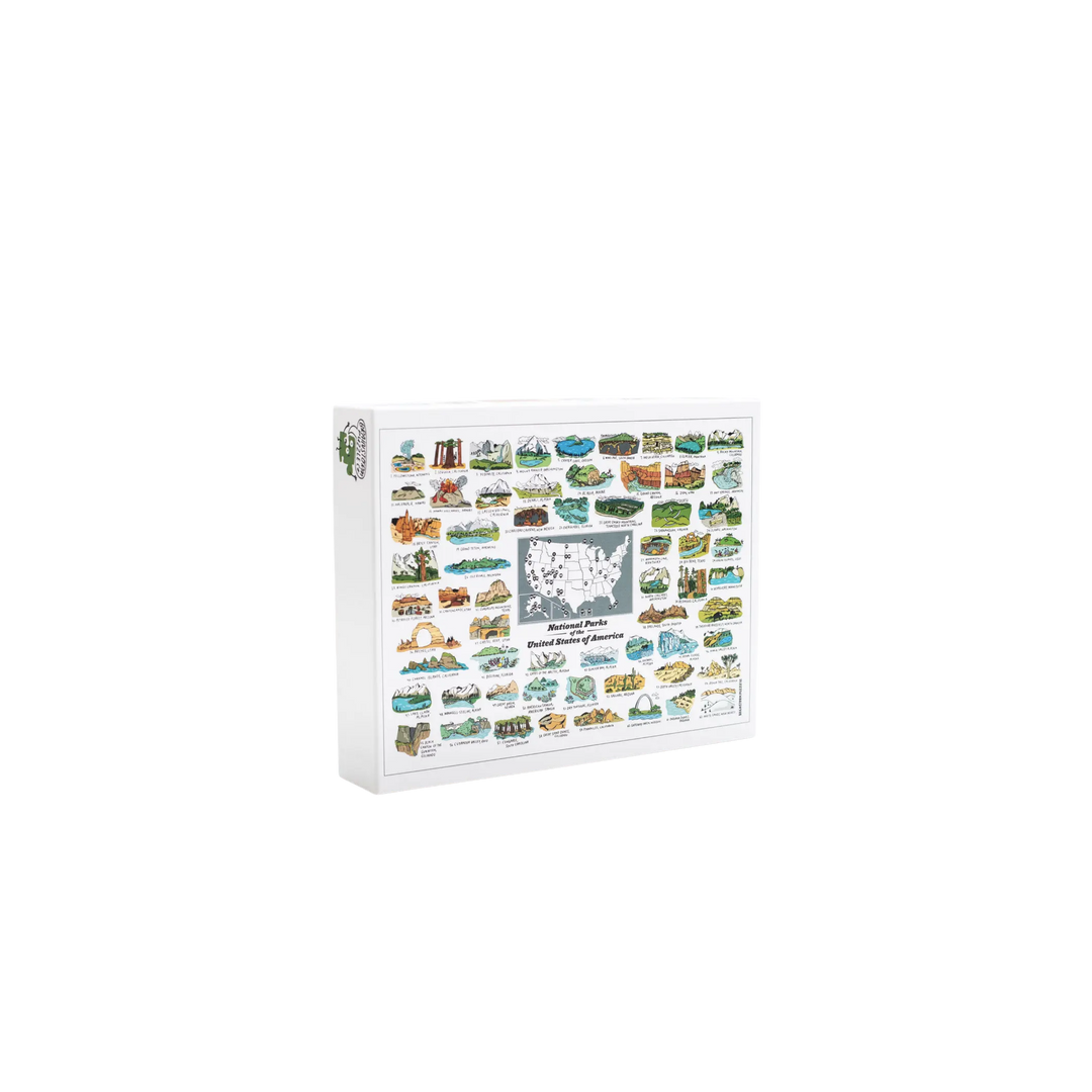 62 U.S. National Parks Puzzle
