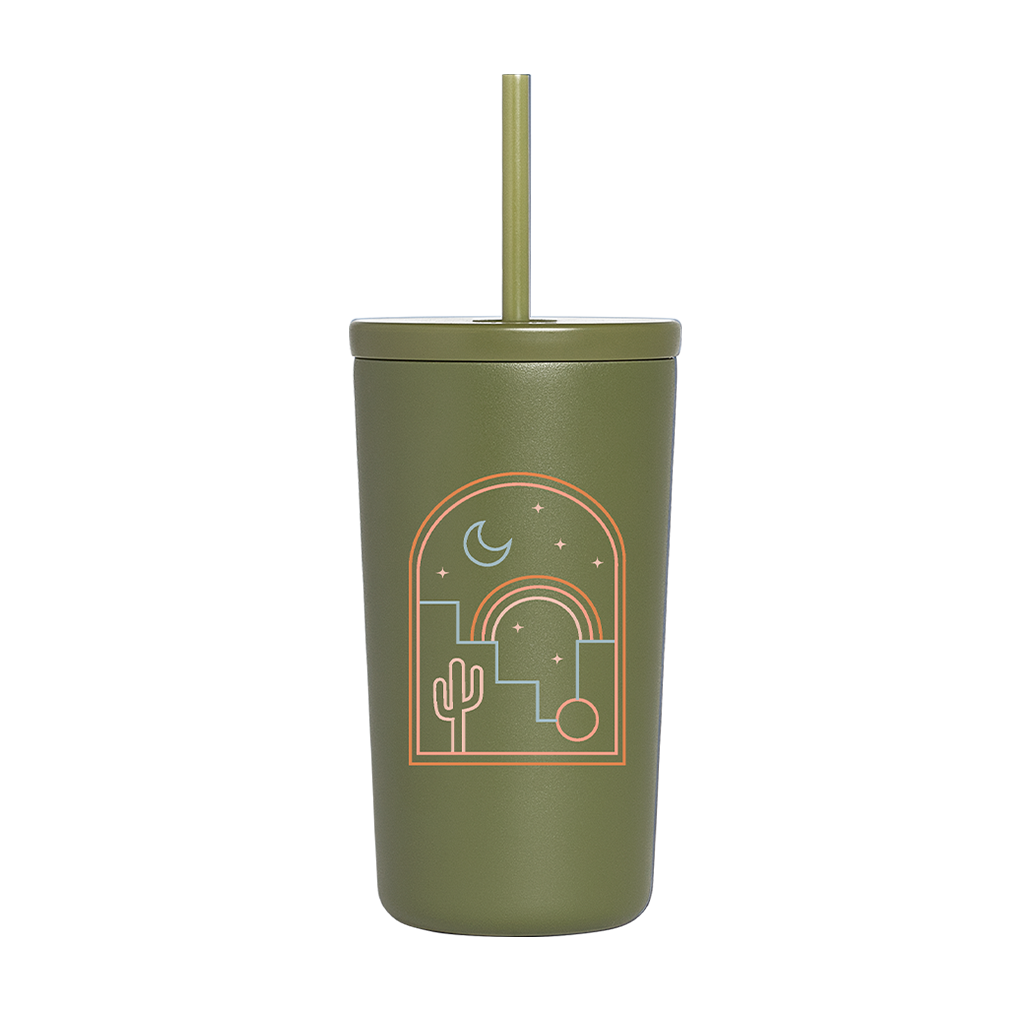 Olive Stainless Drinkware