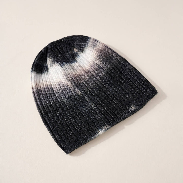 Tie Dye Print Ribbed Beanie