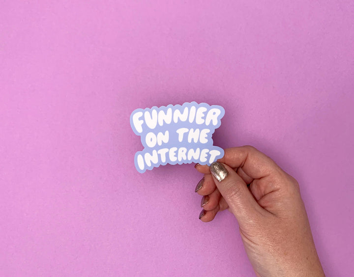 Funnier on the Internet Vinyl Sticker